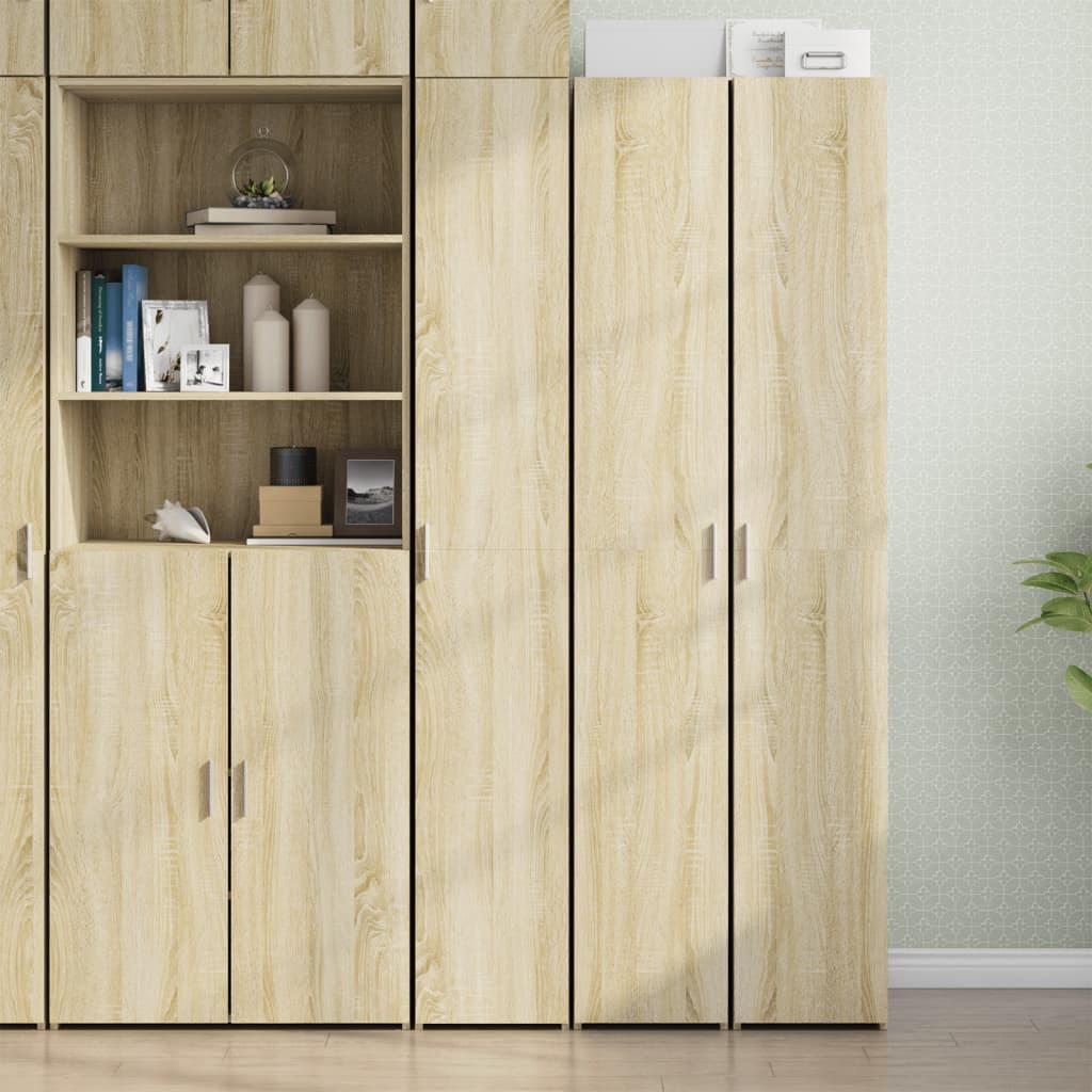 Reol 30x42 5x185 Cm Konstrueret Træ Sonoma Eg