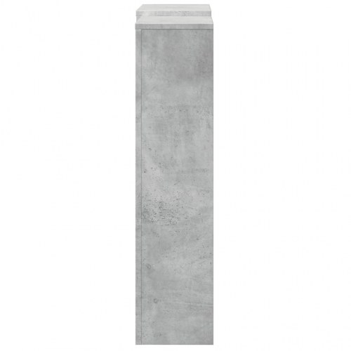Radiatorskjuler 205 x 21,5 x 83,5 cm i konstrueret træ - betongrå