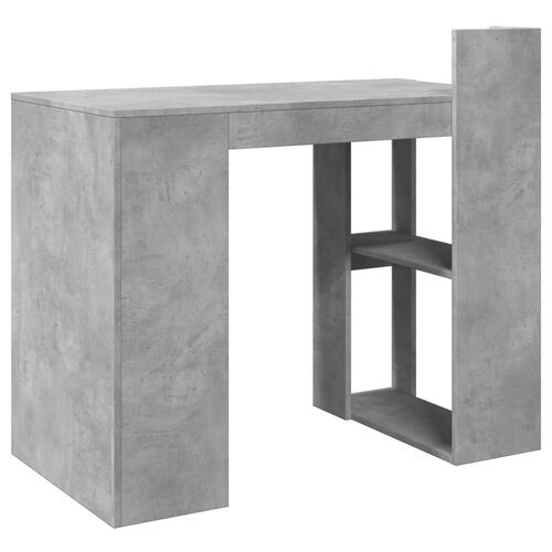 Skrivebord 103,5x56,5x94 cm konstrueret træ betongrå