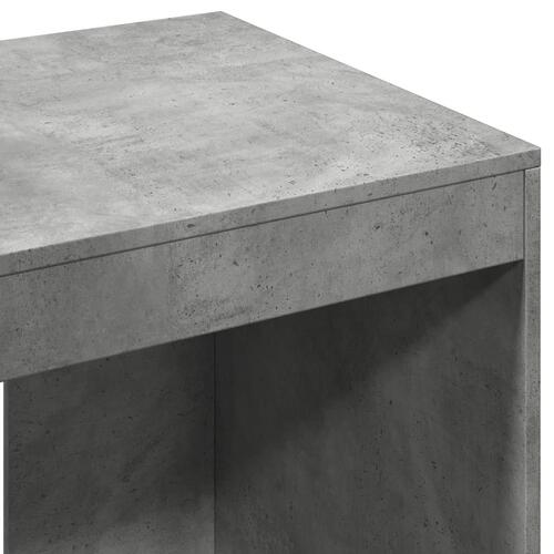 Skrivebord 103,5x56,5x94 cm konstrueret træ betongrå