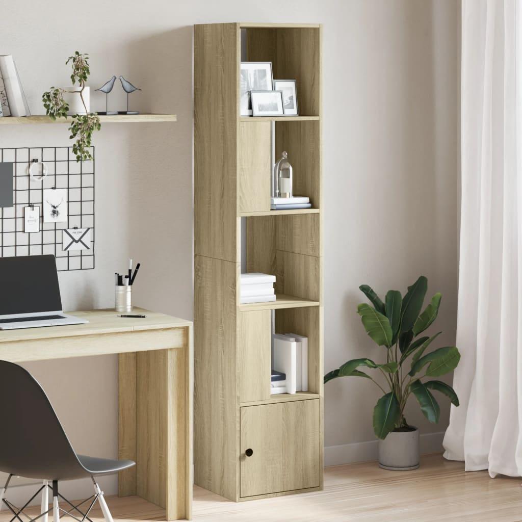 Bogreol 70X36X189 Cm Konstrueret Træ - 40 cm / Sonoma-eg