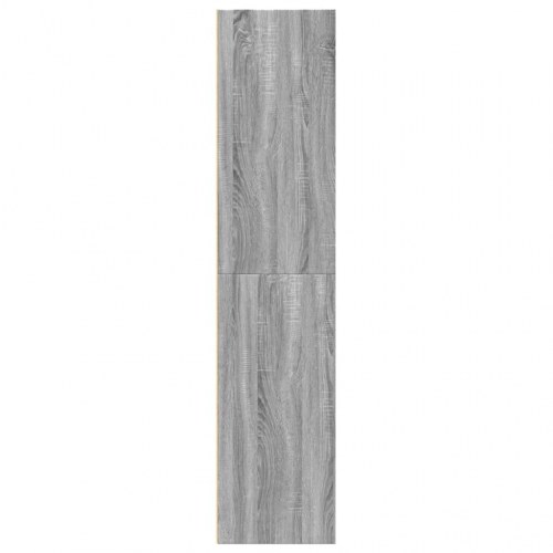 Reol 70 x 41 x 185 cm i konstrueret træ - grå sonoma-eg