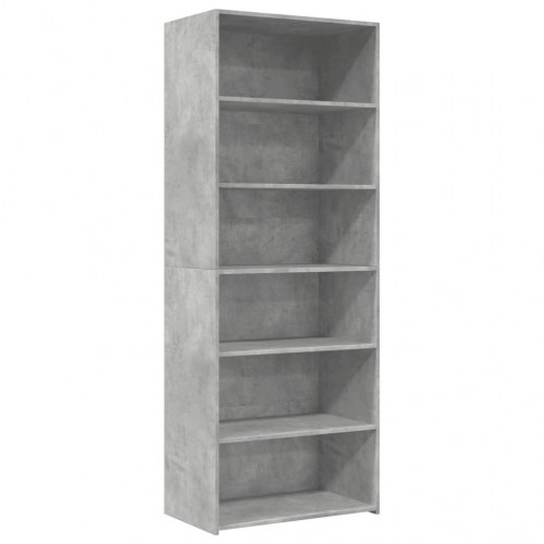 Reol 70 x 41 x 185 cm - betongrå
