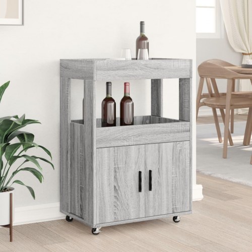 Barvogn 60 x 39,5 x 89 cm - grå sonoma-eg