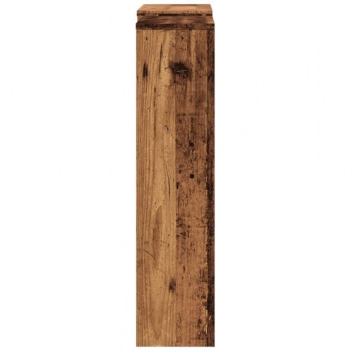 Radiatorskjuler 205 × 21,5 × 83,5 cm i konstrueret træ - antikt træ