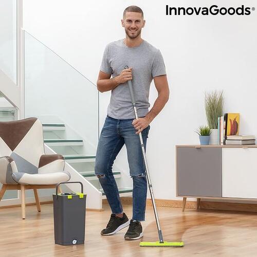 Gulvmoppe med dobbeltvirkende spand Swiftmop InnovaGoods
