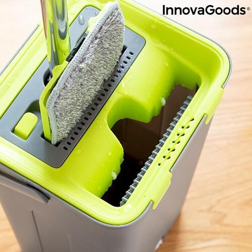 Gulvmoppe med dobbeltvirkende spand Swiftmop InnovaGoods