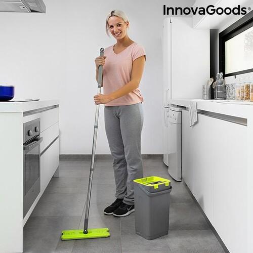 Gulvmoppe med dobbeltvirkende spand Swiftmop InnovaGoods