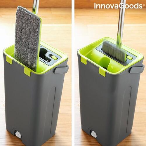 Gulvmoppe med dobbeltvirkende spand Swiftmop InnovaGoods