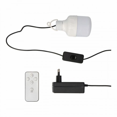 EDM Product fritstående ventilator 33523 - Hvid 25 W Solar