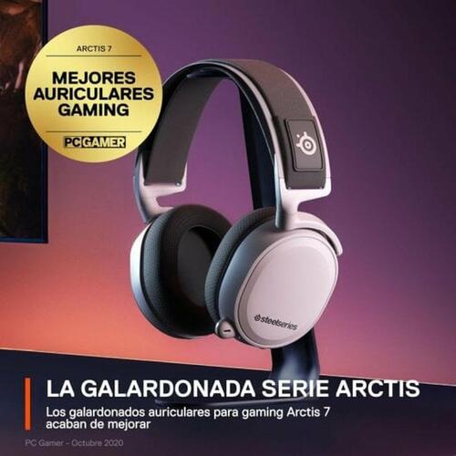 Hovedtelefoner med mikrofon SteelSeries Hvid