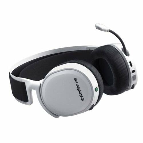 Hovedtelefoner med mikrofon SteelSeries Hvid