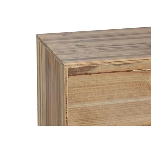 Tv-bord Home ESPRIT Sort Natur Gran Træ MDF 130 x 24 x 51 cm