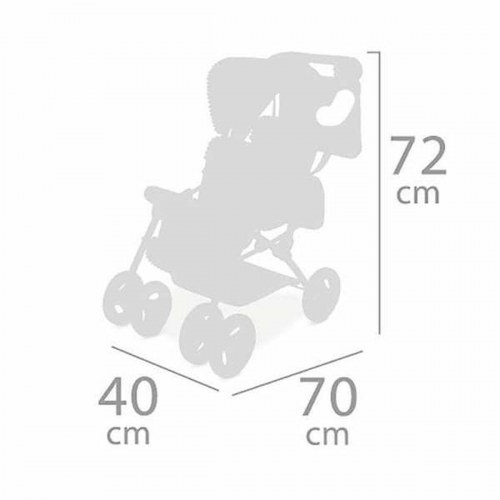 Dukkebarnevogn Decuevas Verona Venskabsby - foldbar