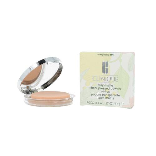 Kompakte pulvere Clinique Stay-Matte Nº 02 Stay Neutral 7,6 g