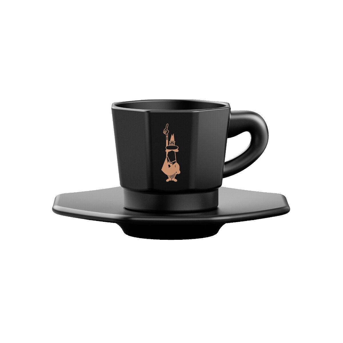 Dele Kaffekopsæt Bialetti Sort Enheder