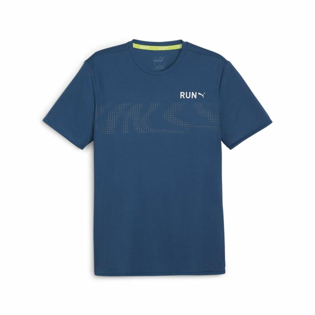 Puma Run Favourite kortærmet T-shirt til mænd - mørkeblå (M)