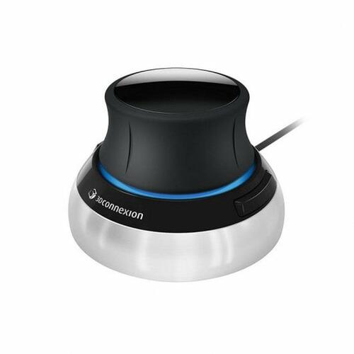 Mus 3Dconnexion med kabel - Sort/Grå (optisk)