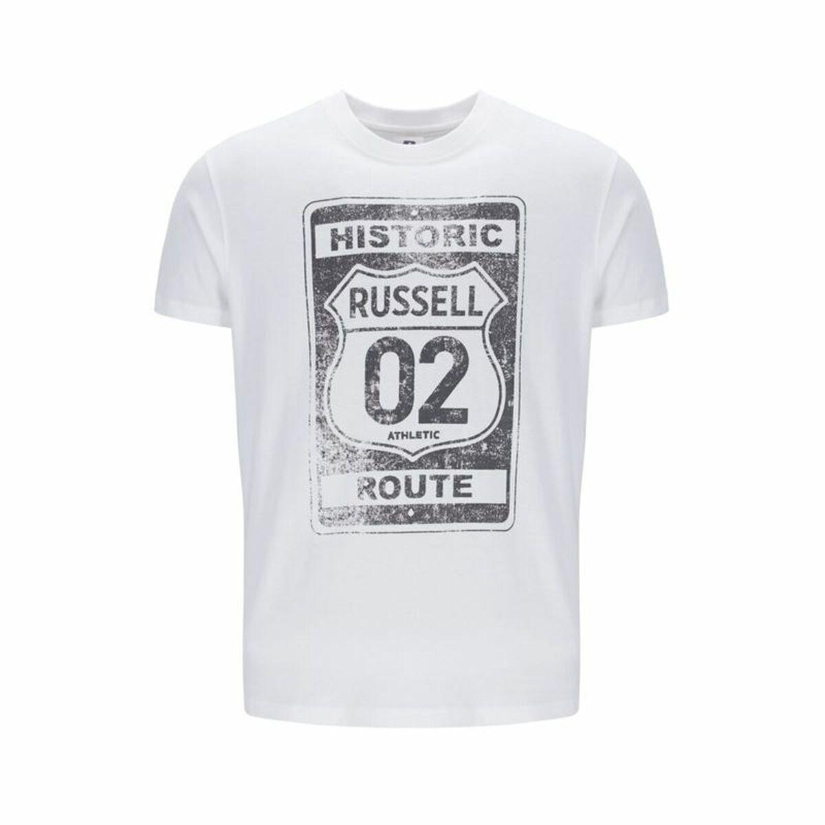Kortærmet T Shirt Til Mænd Russell Athletic Amt A40471 S