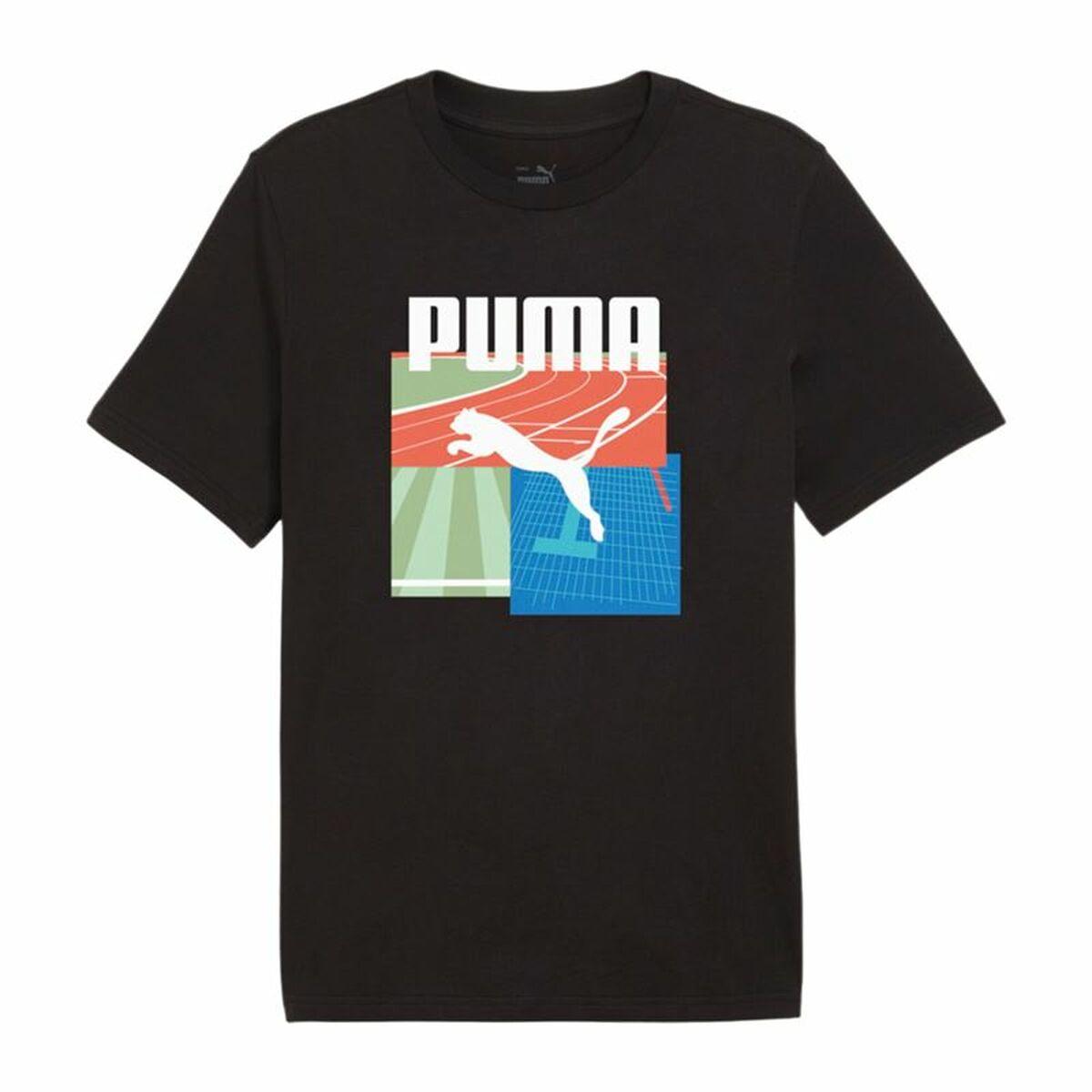 Puma GRAPHICS Summer kortærmet T-shirt til mænd - Sort, str. S