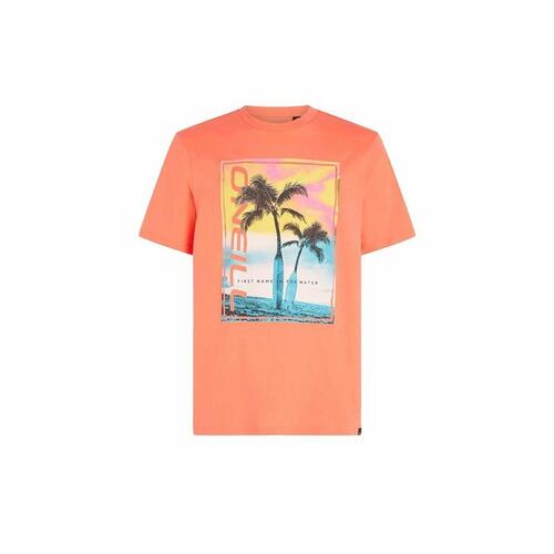 Kortærmet T-shirt til Mænd O'Neill Jack Neon Living Orange M