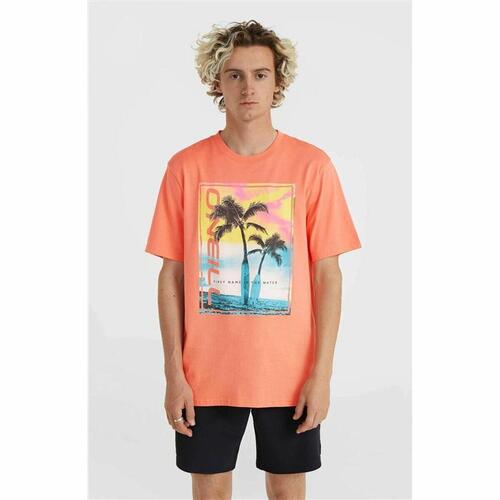 Kortærmet T-shirt til Mænd O'Neill Jack Neon Living Orange M