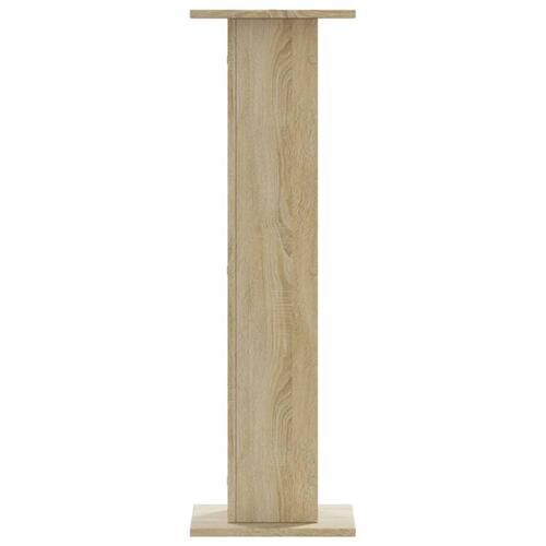 Højtalerstativer 2 stk. 30x30x95 cm konstrueret træ sonoma-eg