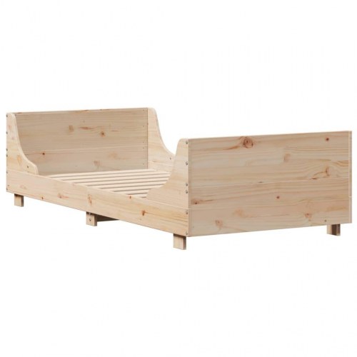 Sengeramme 90 x 200 cm i massivt fyrretræ