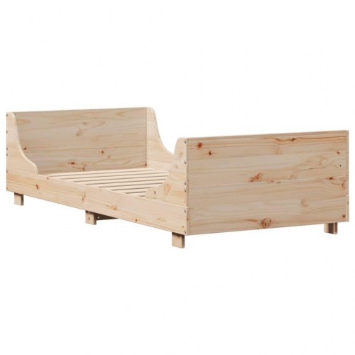 Sengeramme 90 x 200 cm i massivt fyrretræ