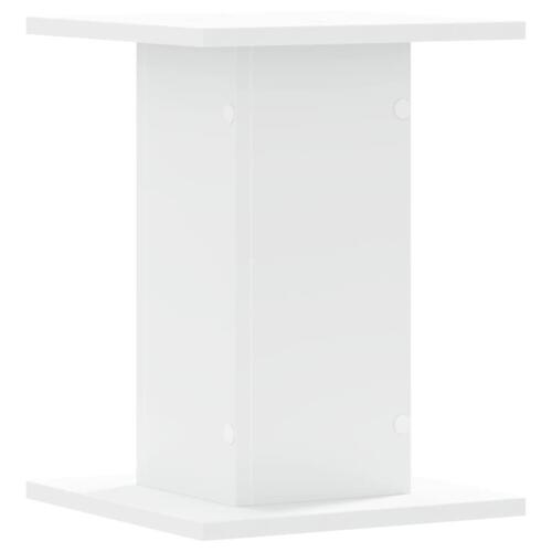 Højtalerstativer 2 stk. 30x30x40 cm konstrueret træ hvid