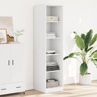 Klædeskab 50x50x200 cm konstrueret træ hvid
