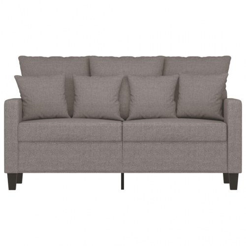 2-personers sofa i stof - 120 cm sædebredde, gråbrun