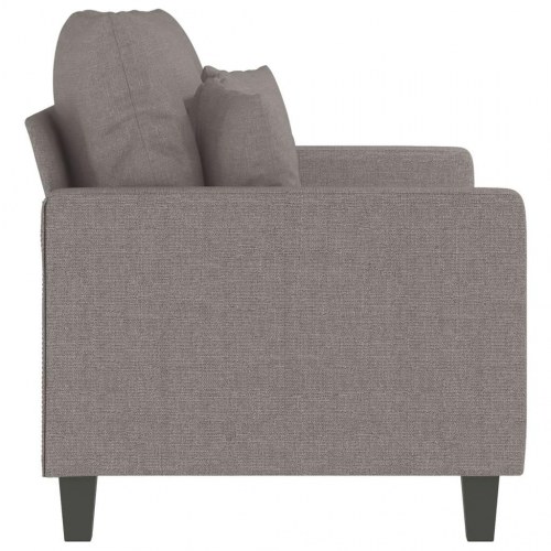 2-personers sofa i stof - 120 cm sædebredde, gråbrun