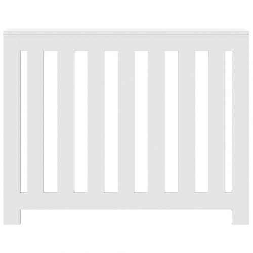 Radiatorskjuler 104x20x82 cm konstrueret træ hvid