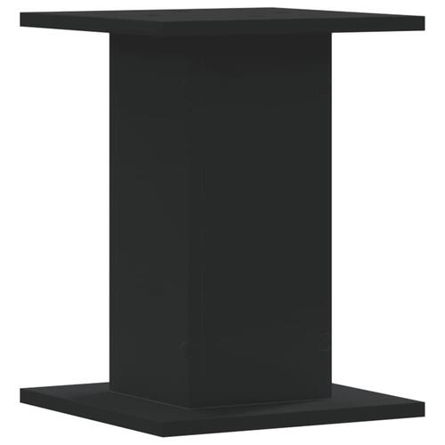 Højtalerstativer 2 stk. 30x30x40 cm konstrueret træ sort