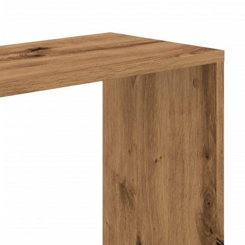 Bogreol med 5 hylder - egetræ, 45 x 23,5 x 162,5 cm