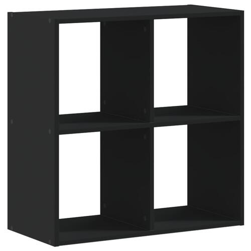 Skab 68,5x32x68,5 cm konstrueret træ sort