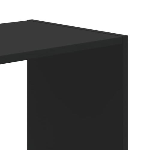 Skab 68,5x32x68,5 cm konstrueret træ sort