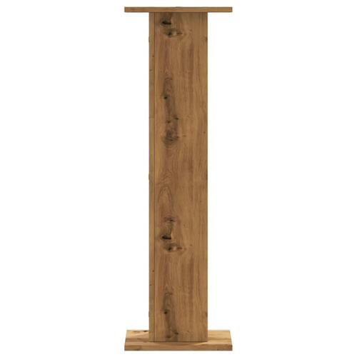 Højtalerstativer 2stk. 30x30x95cm konstrueret træ egetræsfarve