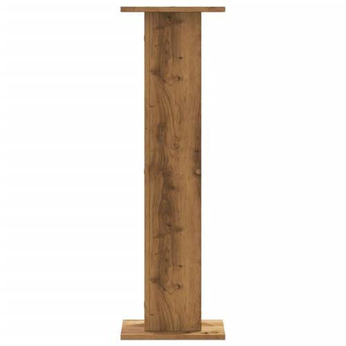 Højtalerstativer 2stk. 30x30x95cm konstrueret træ egetræsfarve