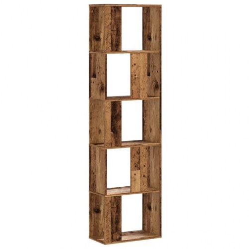 Bogreol med 5 hylder 45 x 23,5 x 162,5 cm