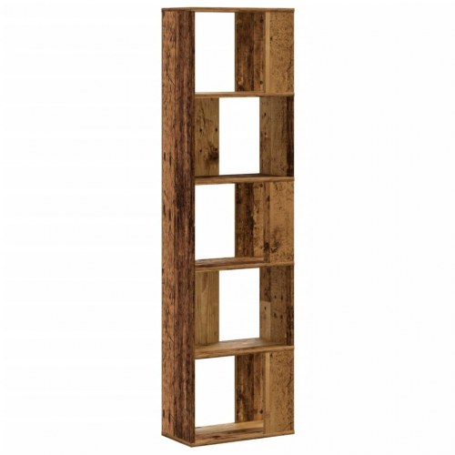 Bogreol med 5 hylder 45 x 23,5 x 162,5 cm