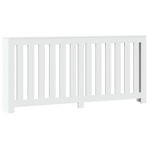 Radiatorskjuler 175x20x82 cm konstrueret træ hvid