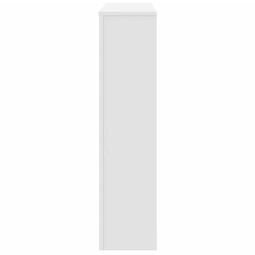 Radiatorskjuler 175x20x82 cm konstrueret træ hvid