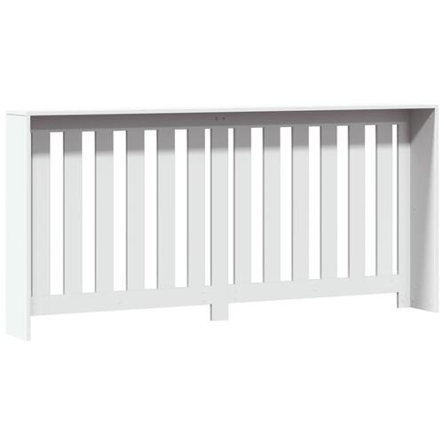 Radiatorskjuler 175x20x82 cm konstrueret træ hvid