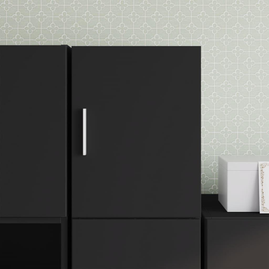 Vægskab 30x42,5x40 cm konstrueret træ sort billede