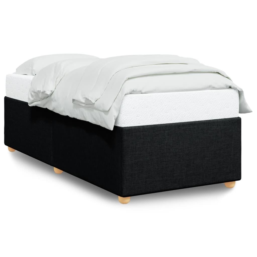 Sengeramme uden madras 80x200 cm stof sort