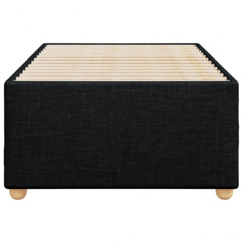 Sengeramme med lameller uden madras 80 x 200 cm - sort