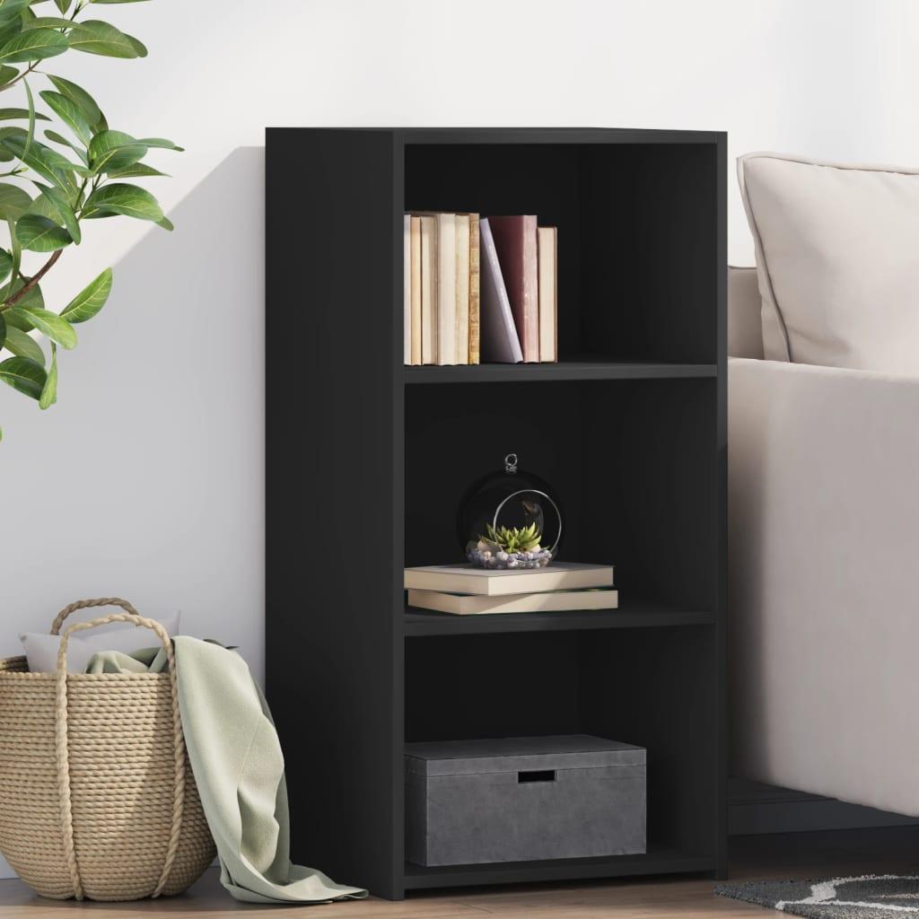 Reol 45x41x93 Cm Konstrueret Træ Sort