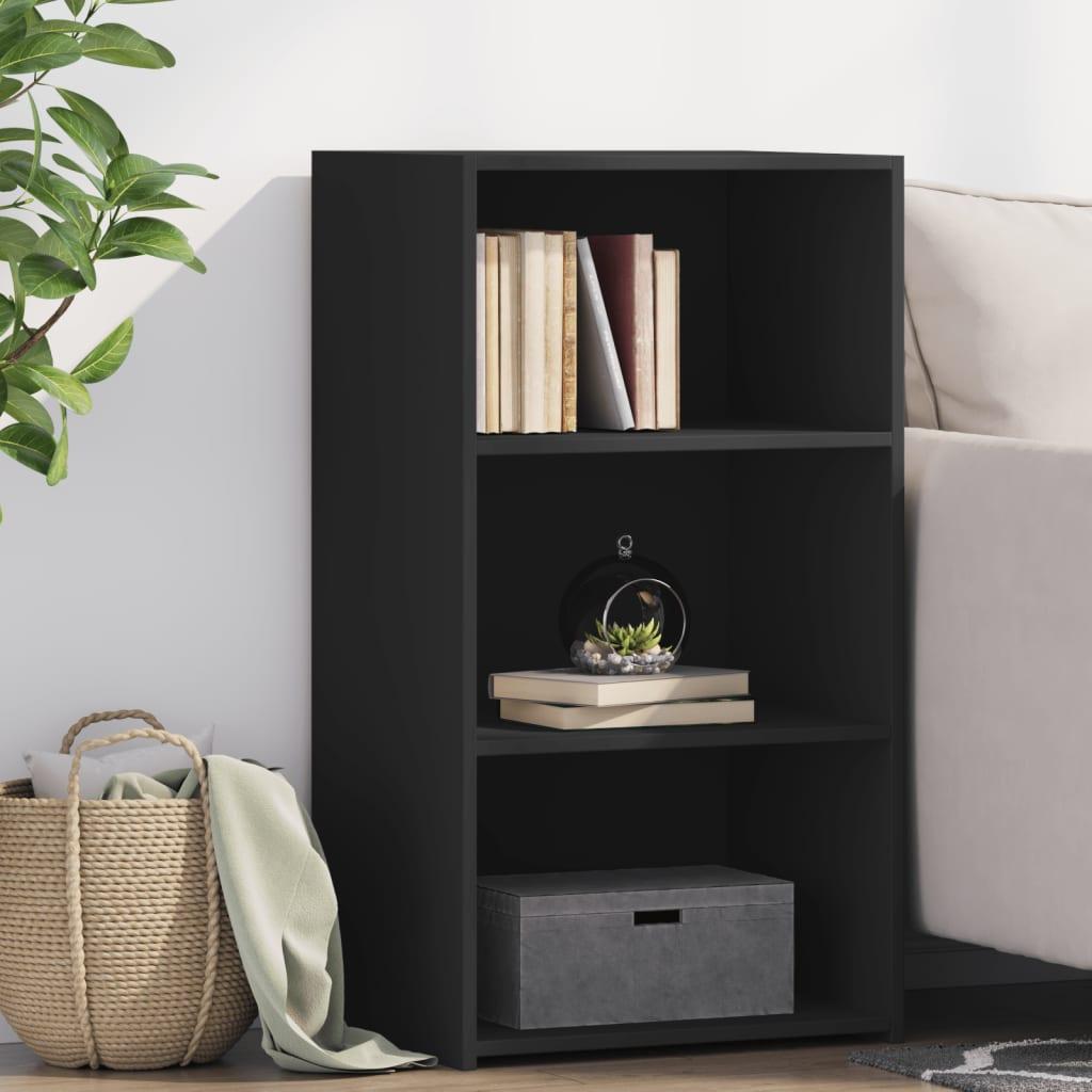 Reol 50x41x93 Cm Konstrueret Træ Sort